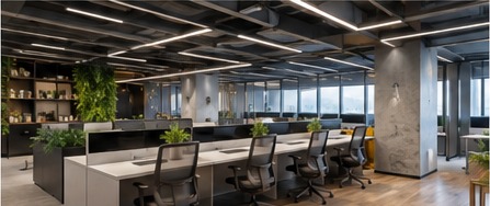 Modern corporate office interior